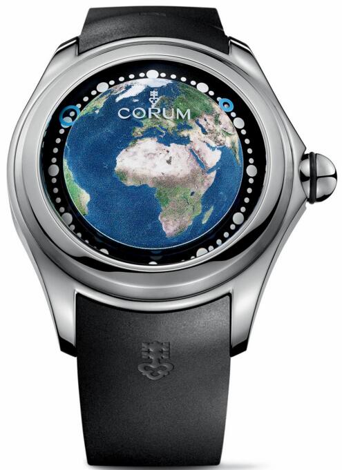 Corum Big Bubble L390 / 03257 - 390.101.04 / 0371 EE01 Earth UE Replica watch